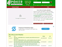 Tablet Screenshot of pokerhandreplays.com